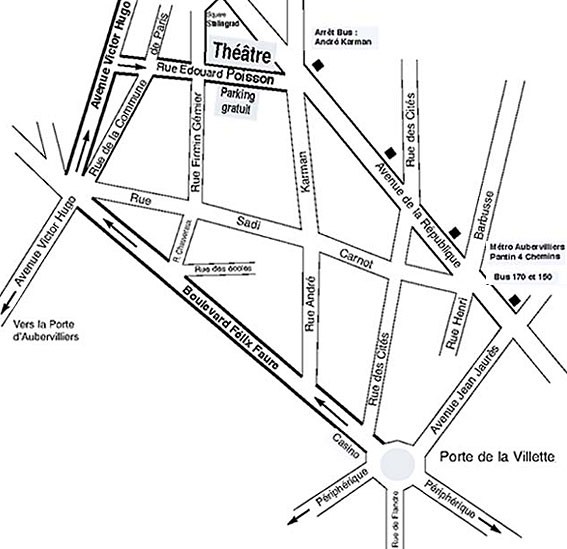 plan d'accès